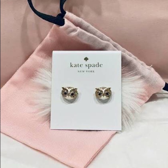 Kate Spade Owl Earrings - Picture 3 of 3
